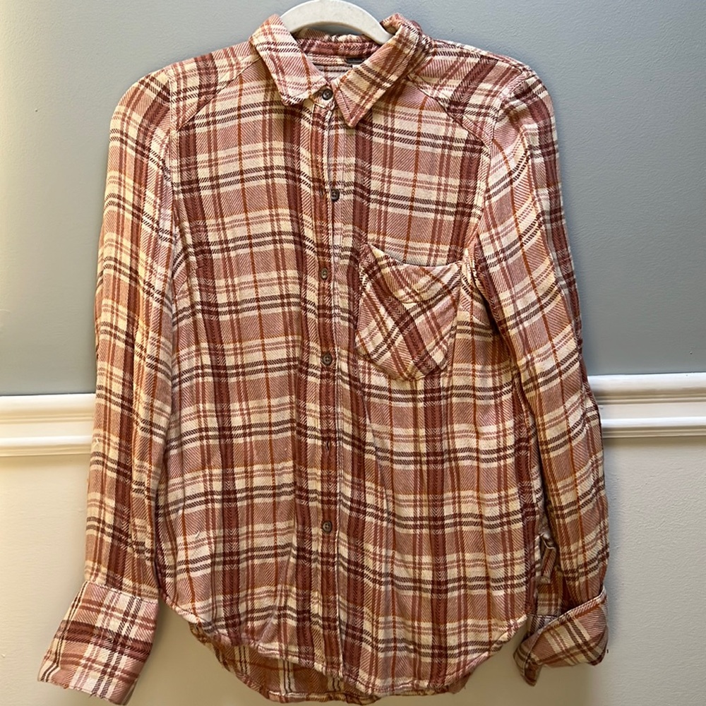 XS Free People flannel